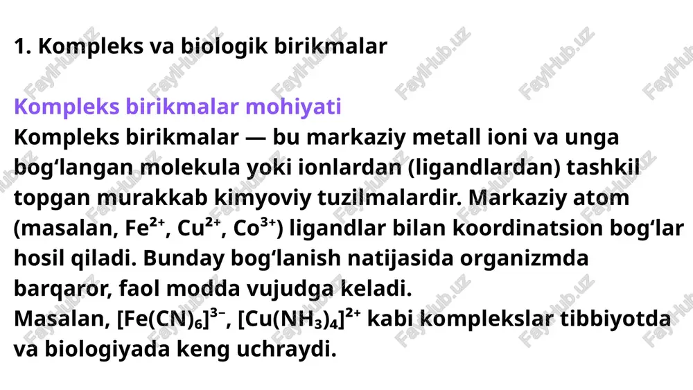 kompleks birikmalar _ biologik faol birikmalar - Page 3