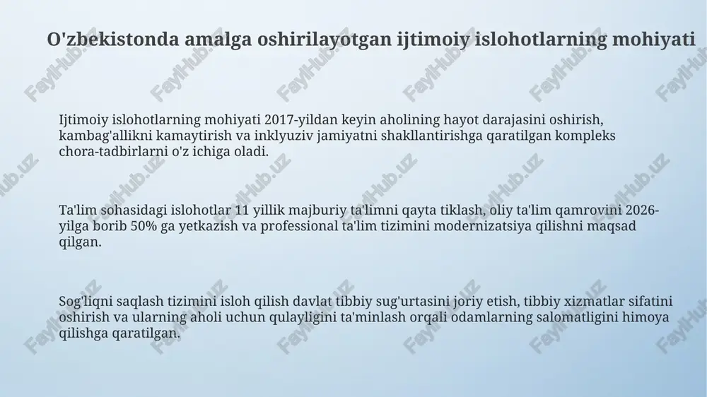 ijtimoiy islohotlarning mohiyati - Page 3