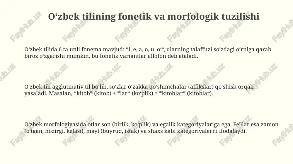 oʻzbek tilida fonetika va morfologiya - Page 3