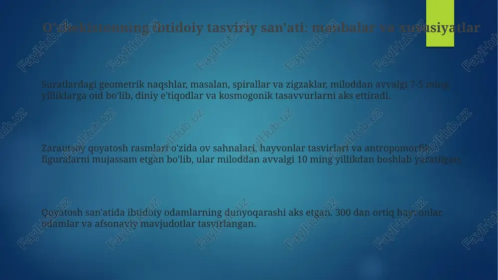 oʻzbekistonning ibtidoiy tasviriy san'ati - Page 3