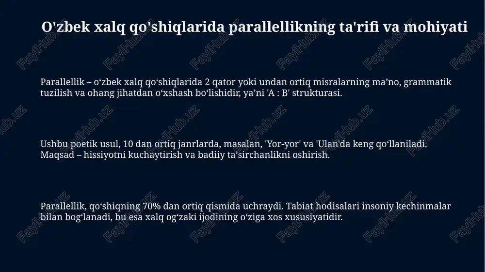 parallelizm in o'zbek xalq qo'shiqlar - Page 3
