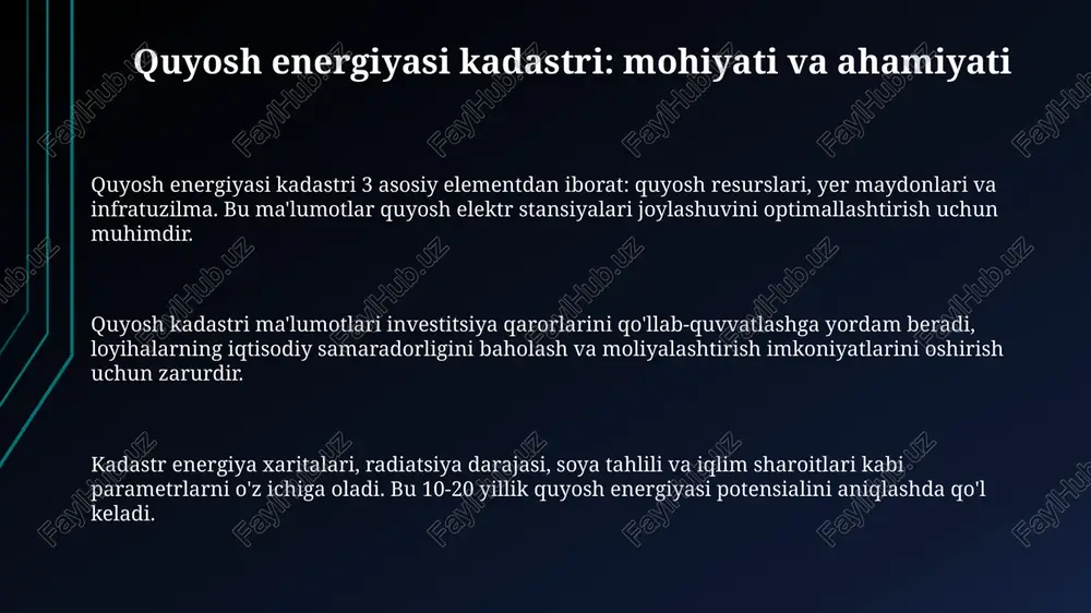 quyosh energiyasi kadastri - Page 3