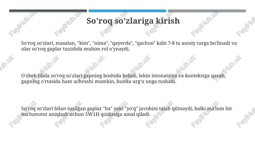 so'roq so'zlarini o'rganish - Page 3