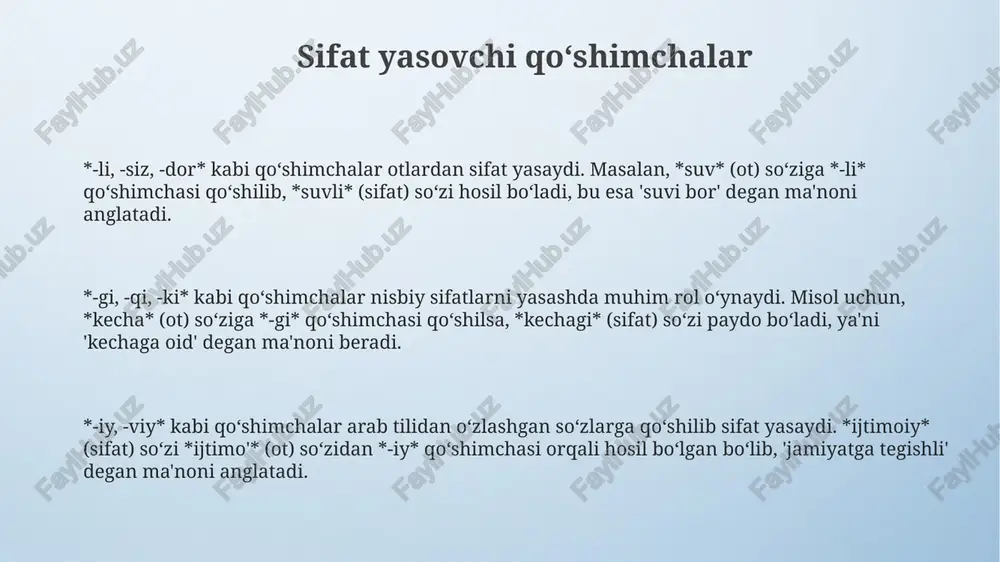 sifatlarning yasalishi - Page 3