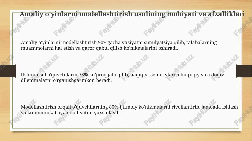 amaliy o'yinlarni modellashtirish usuli - Page 3