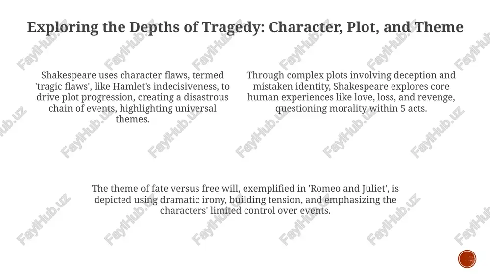 shakespeare's tragic vision: romeo & juliet and hamlet - Page 3