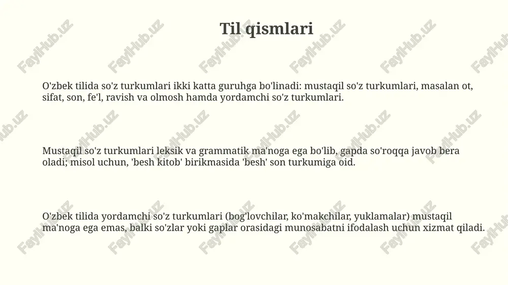 tillar soʻz turkumlari - Page 3