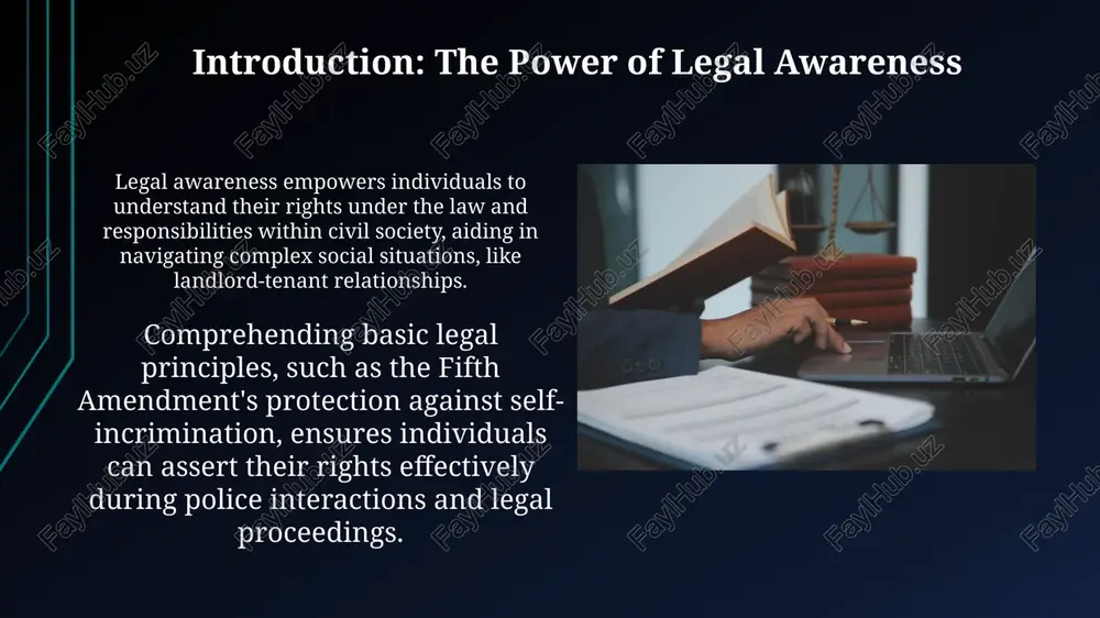 ain instances, specific performance. intellectual property: protecting your ideas copyright protects original works of authorship, like books, music, and software, granting exclusive rights to the creator for 70 years plus the life of the author. patents protect inventions, offering a 20-year monopoly to exclude others from making, using, or selling the invention after the filing date of the application. access to justice: finding legal resources legal aid societies offer free or low-cost services for individuals meeting specific income thresholds. apply promptly, as demand often exceeds available resources, with some having 30-day wait times. law school clinics provide supervised legal assistance by students, focusing on areas like family law or immigration. services are usually free but eligibility requirements exist, such as geographic limitations. conclusion: empowering yourself with legal knowledge understanding basic contract law principles, like the elements of a valid contract, empowers individuals to negotiate fairer agreements, reducing potential disputes by …