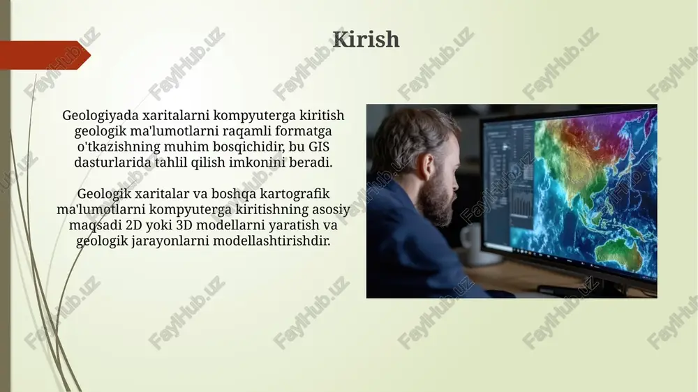 geologiyada xaritalarni kompyuterga kiritish usullari - Page 3