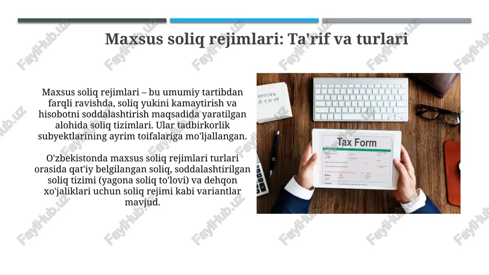ya etilishini tekshirish orqali amalga oshiriladi, bunda kamchiliklar aniqlansa, javobgarlik choralari qo'llaniladi. soliq qonunchiligini buzganlik uchun javobgarlik soliq kodeksining 221-moddasida belgilangan bo'lib, unda jarima va boshqa sanktsiyalar ko'rsatilgan, bu huquqbuzarlikning og'irligiga bog'liq. e'tiboringiz uchun rahmat image1.png image2.jpg image3.jpg image4.jpg image5.jpg image6.jpg image7.jpg image8.jpg image9.jpg image10.jpg