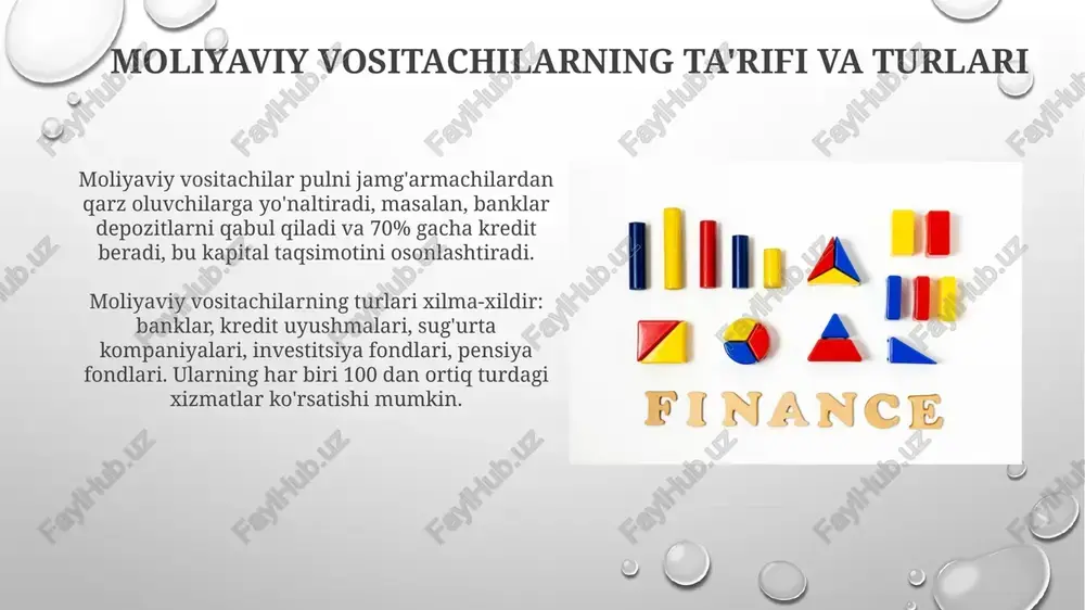 moliyaviy vositachilarning umumiy tarkibi - Page 3