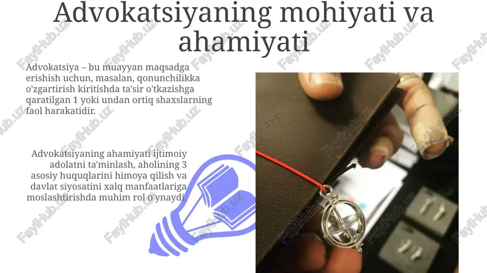 advokatsiyaning mohiyati va ahamiyati - Page 3