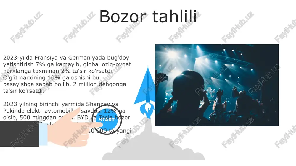 i 75 000 dollardan yuqori bo'lgan ayollar; mahsulotni kashf etish va sotib olishda 500 mingdan ortiq obunachiga ega 3 ta ta'sirchan shaxs orqali raqamli kanallardan (instagram, facebook) foydalanuvchi. harakatlar rejasi cho'l bo'roni operatsiyasi: 1991-yil 17-yanvar – 28-fevral; fors ko'rfazi urushi; koalitsiya kuchlari; iroq; kuveyt ozod qilinishi; yer hujumi; havo operatsiyasi; 700 000 dan ortiq askar; keng ko'lamli havo hujumlari; iroq armiyasining yo'q qilinishi; ikki tomon hamda katta yo'qotishlar. bozor bog'i operatsiyasi: 1944-yil 17-25-sentabr; niderlandiya; ittifoqdosh havo-desant hujumi; arnhem; nijmegen; ayzenxauer rejasi; 1-britaniya havo-desant diviziyasi; 82 va 101-havo-desant diviziyalari; maqsad: ko'priklarni egallab olish; zaif razvedka; katta yo'qotishlar; taktik muvaffaqiyatsizlik. 2024-yil 1-chorag'i uchun prognoz qilingan daromad 1,5 million dollarni tashkil etadi, bu o'tgan yilga nisbatan 15% o'sishni bildiradi 2024 moliyaviy yil uchun sof foyda 12 million dollarlik prognoz qilingan sotuvlar, 6 million dollarlik tovar tannarxi, 10% soliq stavkasi va 300 ming dollar amortizatsiya xarajatlarini hisobga olgan holda, 3 million dollar deb taxmin …