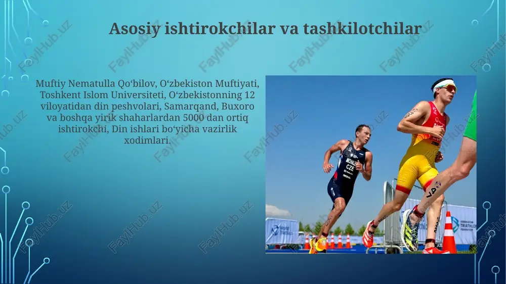 n ortiq ro'yxatdan o'tgan diniy tashkilotlar ishtirok etib, diniy ta'lim va xayriya tashabbuslari orqali mahalliy jamoalarga ta'sir ko'rsatmoqda; ijtimoiy yaxlitlikka ta'sir qilib, 30 milliondan ortiq aholining e'tiqodiga potentsial ta'sir o'tkazmoqda. o'zbekistonning diniy manzarasiga yiliga 20 dan ortiq konferensiya katta ta'sir ko'rsatib, markaziy osiyo va undan tashqaridan 1000 dan ortiq ishtirokchini jalb qilmoqda; dinlararo muloqotga ta'sir ko'rsatib, diniy erkinlikka oid hukumat siyosatiga potentsial ta'sir o'tkazmoqda. nufuzli din konferensiyalari 2016-yilda toshkentda 30 dan ortiq mamlakatdan 150 dan ziyod din peshvolarini birlashtirgan dinlararo muloqot konferensiyasi bo'lib o'tdi. konferensiya bmtning barqaror rivojlanish maqsadlariga muvofiq tinchlik va bag'rikenglikka qaratildi va markaziy osiyodagi ekstremizm kabi muammolar muhokama qilindi. samarqandda 1992 yildan beri faoliyat yurituvchi islom konferensiyasi 500 dan ortiq olimlarni yig'ib, fiqh, tafsir va o'zbekistonning boy islom merosi saqlanishiga bag'ishlangan yillik uchrashuvlar o'tkazadi. asosiy mavzular ko'pincha x asr samarqand davlatining ta'siri atrofida bo'ladi. boshqa davlatlar bilan taqqoslash tahlili o'zbekistondagi ro'yxatdan o'tgan diniy tashkilotlar soni (taxminan 2200) …