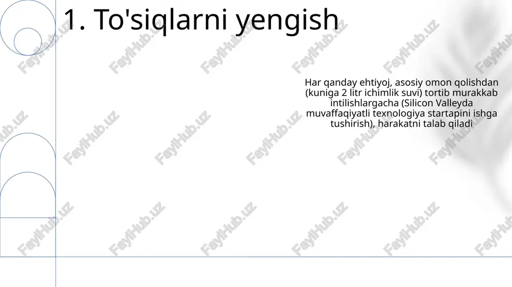 zero kraterining qiyin sharoitlarida 2275 kun davom etgan missiyasi (nasa jpl) qat'iyatlilikni, 100 milya/soatdan yuqori tezlikdagi chang bo'ronlari kabi ekstremal sharoitlarga chidamlilikni namoyish etadi. mustahkam muhandislik (6 g'ildirak, ilg'or sun'iy intellekt, 19 kamera) zarurligini ta'kidlaydi qiyinchiliklarga chidamlilik juda muhim; tomas edisonning nyu-jersi shtatidagi menlo parkda akkor lampani takomillashtirish uchun 1900 dan ortiq urinishini misol qilib keltirish mumkin. bu innovatsiyalar uchun doimiy harakatlar zarurligini ko'rsatadi 1871 yildagi buyuk chikago yong'ini (3,3 kvadrat mil, 17 500 dan ortiq bino vayron bo'ldi) mintaqadagi fuqarolar va yong'in xizmatlaridan (100 dan ortiq yong'in kompaniyasining hamkorligi talab etildi) darhol harakat qilishni talab qildi 7. matonat va bardoshlilik maqsadga erishishda kurash va harakat muhim (masalan, 1969-yildagi "apollo 11" oyga qo'nish 25,4 milliard dollar va nasaning turli joylarida 400 000 kishini jalb qilgan ulkan texnologik va logistik muammolarni yengib o'tishni namoyish etadi). zaruratdan kelib chiqqan innovatsiyalar (masalan, ikkinchi jahon urushi davrida penitsilinning ixtiro qilinishi) keng ko'lamli iqtisodiy va …