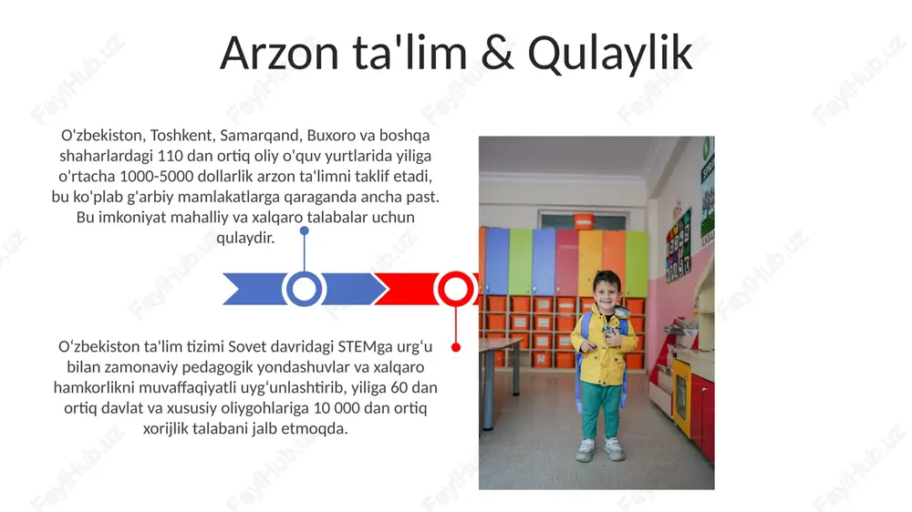 zbek, rus va tobora ko'proq ingliz tillarida) mamlakatning boy madaniy merosi va xalqaro hamkorlikka yo'naltirilgan strategiyasini aks ettiradi e'tiboringiz uchun rahmat @taqdimot_robot image4.jpg image5.jpg image6.jpg image7.jpg image8.jpg image9.jpg image10.jpg image11.jpg image12.jpg image13.jpg image14.jpg image15.jpg image1.jpeg image2.jpeg