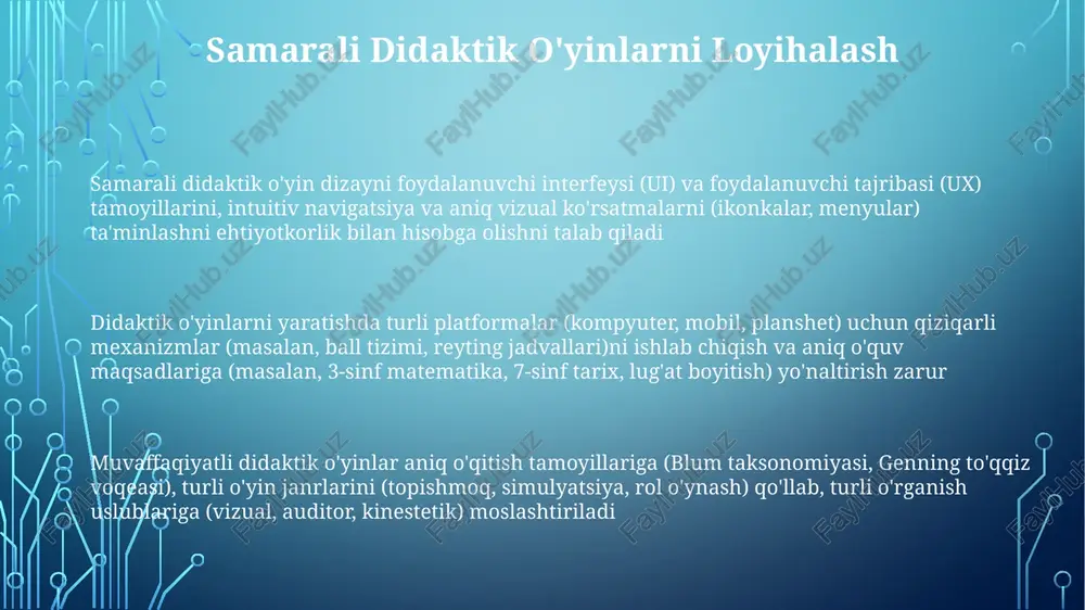samarali didaktik o'yinlarni loyihalash - Page 3