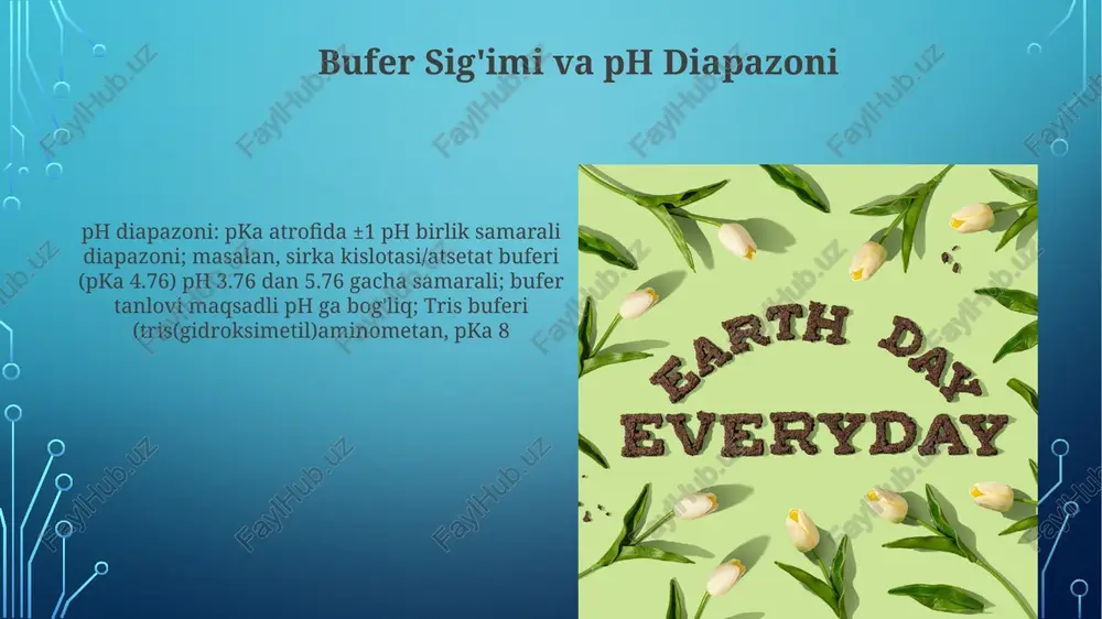 bufer eritmalar tarkibi va ishlarilish sohasi - Page 3