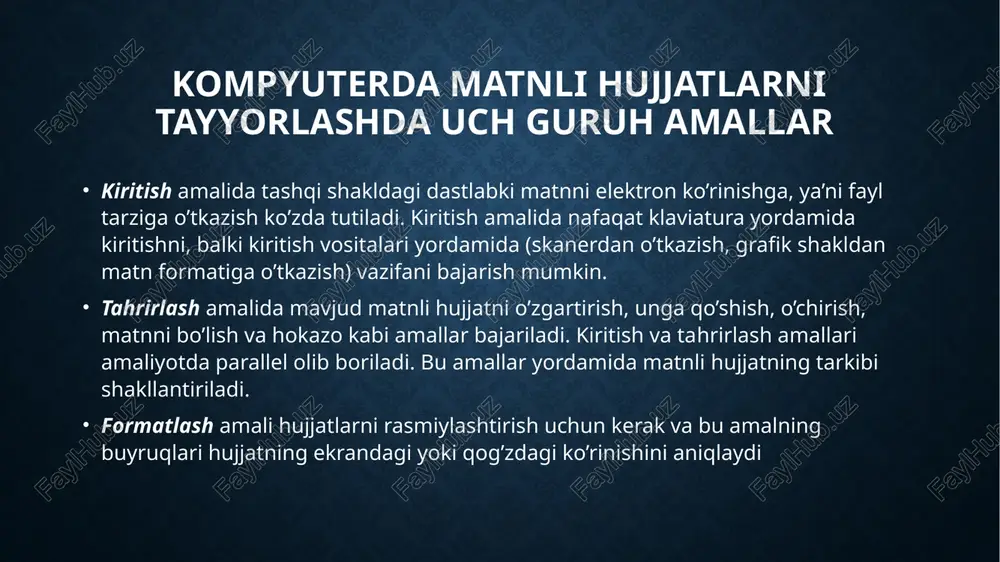 ma’ruza-3.zamonaviy matn muxarrirlari - Page 3