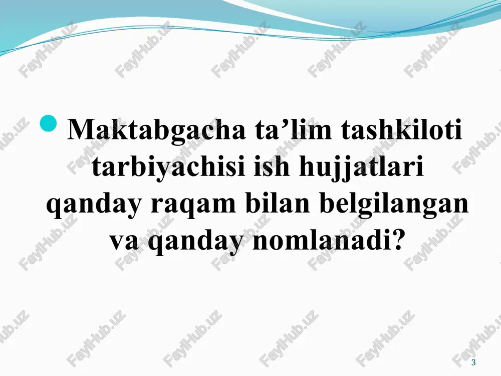 -02. oylik ish reja (ish jurnali)-taʼlimiy faoliyatlar jadvali 12 ertalabki badantarbiya kompleksi 13 oy hafta ertalabki badan tarbiya kompleksi sentyabr 1 - 2 1 - kompleks 3 - 4 2 - kompleks oktyabr 1 - 2 3 - kompleks 3 - 4 4 - kompleks noyabr 1 - 2 5 - kompleks 3 - 4 6 - kompleks dekabr 1 - 2 7 - kompleks 3 - 4 8 - kompleks yanvar 1 - 2 9 - kompleks 3 - 4 10 - kompleks fevral 1 - 2 11 - kompleks 3 - 4 12 - kompleks mart 1 - 2 13 - kompleks 3 - 4 14 - kompleks aprel 1 - 2 15 - kompleks 3 - 4 16 - kompleks may 1 - 2 17 - kompleks 3 - 4 18 - kompleks 14 oy mavzusi: hafta mavzusi: maqsad: muddat: ta’limiy-tarbiyaviy faoliyat rivojlanish sohalariga oid maqsadlar jismoniy …