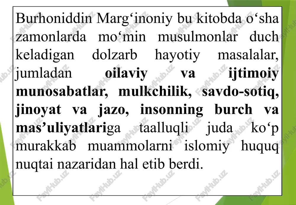 m» deb atay boshladilar. forobiy bir asarni bir marta o‘qib tushunolmasa, uni qayta-qayta o‘qirdi. aristotelning «jon haqida» asarining forobiy o‘qigan nusxasi topilgan bo‘lib, kitob chetiga uning tomonidan «men bu kitobni yuz marta o'qidim», boshqa bir kitobda esa «bu kitobni qirq marta o‘qidim, lekin yana o‘qishim kerak», deb yozilgan. forobiy aristotel asarlarini o‘qib o‘rganish bilan birga, ularga sharhlar ham yozgan. farobiyning ehtiyojlar to‘g‘risidagi ta‘limoti farobiy bugungi kunda ham o‘z ahamiyatini yo‘qotmagan ehtiyojlar to‘g‘risida ta‘limot yaratdi. uning fikricha, odamlarning ehtiyoji jamiyat shakllanishining asosiy sababidir. «tabiatan har bir odam shunday yaralganki, u yashashi va kamol topishi uchun ko‘p narsalarga ehtiyoj sezadi. ularni u bir o‘zi topa olmaydi va ularga erishish uchun kishilar jamoasiga muhtoj bo‘ladiki, uning har biri u ehtiyoj sezayotgan narsalardan biron-birini beradi. forobiyning mulkchilik to'g'risidagi qarashlari. forobiyning mulkchilik to'g'risidagi qarashlari. abu nasr forobiy mulkchilik haqida fikr yuritib, mulkka egalik qilish, undan maqsadga muvofiq foydalanish, o‘ziga to‘q yashash to‘g‘risidagi ilg'or fikrlami ilgari …