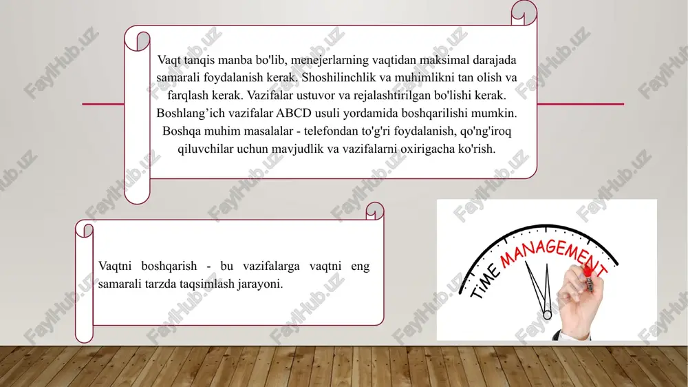 hisobotlar yoki boshqa hujjatlar) kiritilishi mumkin agar u noto'g'ri yoki noto'g'ri taqdim etilgan bo'lsa, bu qobiliyatsizlikdan dalolat beradi. hisobot tashqi aloqalarga rasmiyatchilik qo'shadi masofa va pochta xizmatiga qarab sekin yetib kelishi mumkin elektron pochta manzil tez - qayerda bo'lishingizdan qat'iy nazar bir nechta oluvchilarga osongina yuborilishi mumkin, boshqalarga yuborilishi mumkin murakkab xabarlar zudlik bilan javob yo'qligi sababli noto'g'ri tushunilishi mumkin video konferentsiya aslini olganda, bu kompyuter va videotizim yordamida o'tkaziladigan yig'ilishdir. og'zaki bo'lmagan xabarlar (masalan, imo-ishoralar) olinadi uzoq xabarlar (birdan ortiq ``ekran'') boshqa usullarda yoki biriktirilgan hujjatlar sifatida eng yaxshi ishlov beriladi. murabbiylik - bu stajyor tajribali xodimning rahbarligi ostida bo'lib, unga topshiriqlarni qanday bajarish kerakligini ko'rsatadigan yondashuvdir. bu, shuningdek, yetakchilik uslubining moda jihati va yuqori / bo'ysunuvchi munosabatlarning o'ziga xos xususiyati bo'lib, uning maqsadi ularni hal qilish uchun murakkab imkoniyatlar va ko'rsatmalar berish orqali odamlarni rivojlantirishdir. 1-qadam ta'lim maqsadlarini qo'ying. o'rganiladigan sohalar aniqlanishi va aniq real maqsadlar (masalan, tugatish …