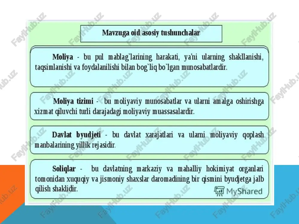 moliya tizimi va moliyaviy siyosat - Page 3