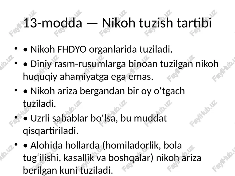 nikoh tuzish tartibi va shartlari - Page 3