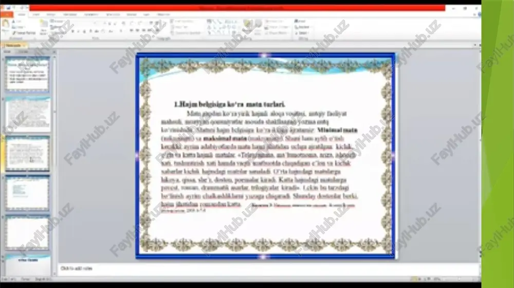matntaʼrifi, turlari va shakllantiruvchi vositalar - Page 3