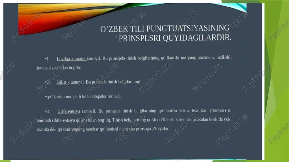 ona tili punktuatsiyasining asosiy tamoyillari - Page 3