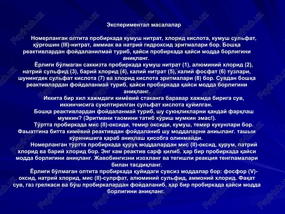 kimyoda eksperimenta masalalar yechish merodlari - Page 3