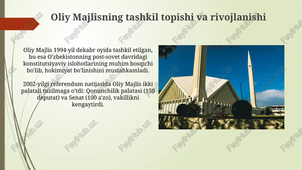 oliy majlis: tarix, tuzilma va tarkib - Page 3