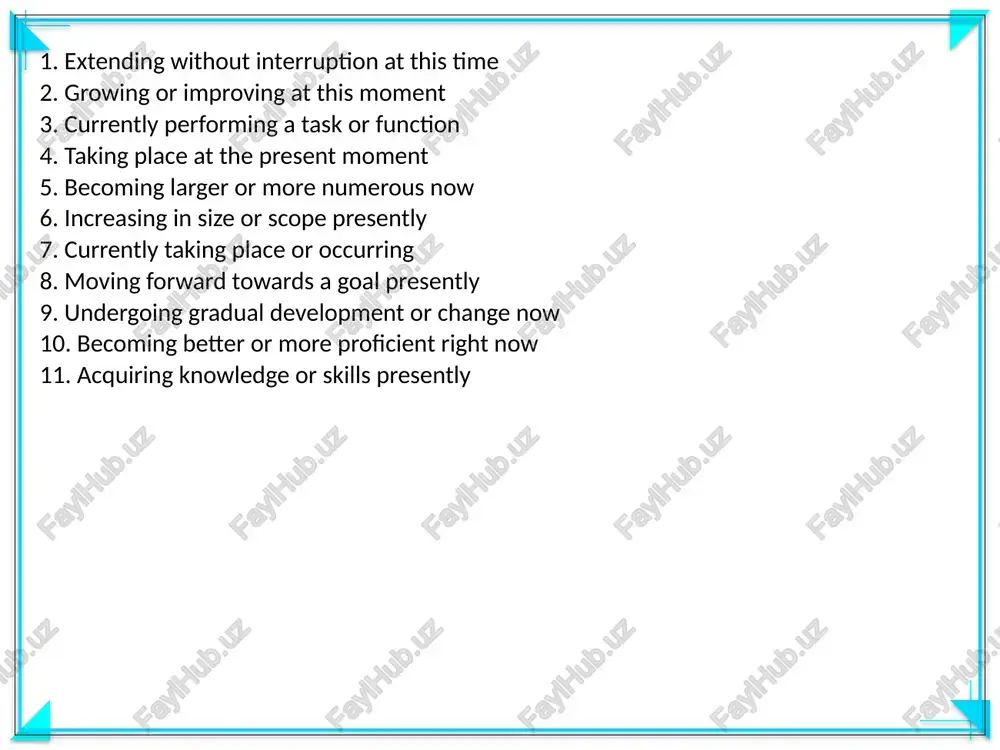 present continuous - Page 3