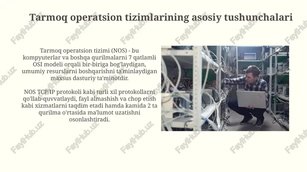 tarmoq operatsion tizmlari bilan ishlash - Page 3