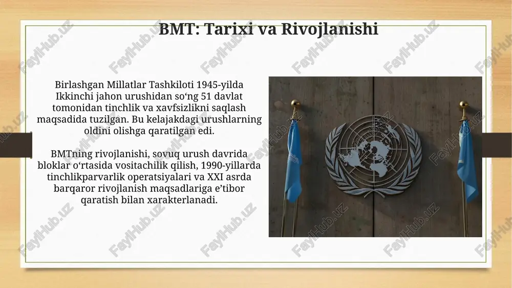 birlashgan millatlar tashkiloti: tarix, maqsadlar va tuzilma - Page 3