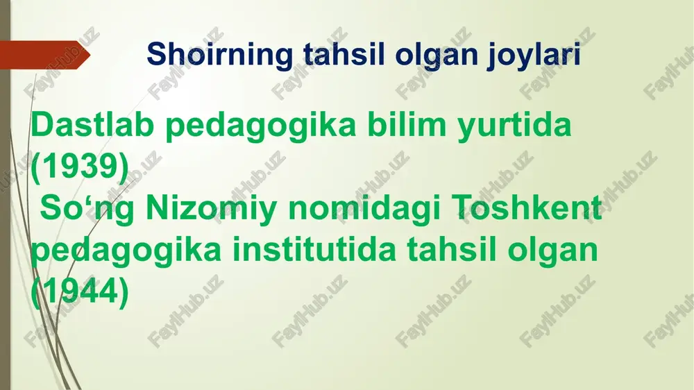 po'lat mo'min hayoti va ijodi - Page 3