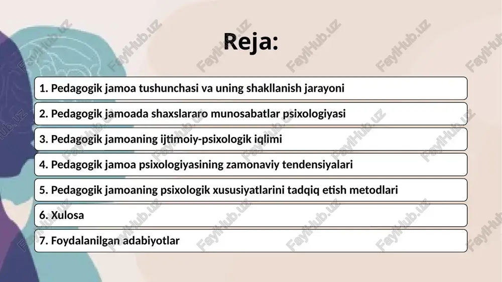 hissiy almashuv, tajriba o‘rtoqlashish, motivatsiya berish vositasi sifatida ham xizmat qiladi. o‘qituvchilar o‘rtasidagi muloqot madaniyati qanchalik yuqori bo‘lsa, jamoaviy ish shunchalik muvaffaqiyatli kechadi. samarali kommunikatsiya quyidagi psixologik shartlarga asoslanadi: faol tinglash (interlokutorning fikrini diqqat bilan qabul qilish); ochiq, samimiy ifoda (fikrni to‘g‘ri va madaniyatli bayon qilish); empatiya (boshqalarning his-tuyg‘ularini tushunish); ijobiy “men-xabarlar” orqali muloqot qilish (ayblovsiz fikr bildirish). pedagogik jamoada kommunikativ muhit sog‘lom bo‘lsa, o‘qituvchilar o‘rtasidagi hamkorlik samaradorligi ortadi. aks holda, noto‘g‘ri tushunish, ishonchsizlik yoki psixologik to‘siqlar paydo bo‘ladi. shuning uchun rahbar, metodist yoki psixolog muntazam ravishda jamoada muloqot madaniyatini rivojlantirish bo‘yicha treninglar o‘tkazib borishlari maqsadga muvofiqdir. liderlik va rahbarlik psixologiyasi shaxslararo munosabatlarning muhim tarkibiy qismi bu — liderlik va rahbarlik tizimidir. pedagogik jamoada rahbar – bu rasmiy lavozim egasi bo‘lsa, lider – jamoaning norasmiy yetakchisi bo‘ladi. ideal holatda bu ikkala rol bir shaxsda mujassam topgan bo‘lishi kerak. ammo ko‘p hollarda jamoada rasmiy rahbar bilan bir qatorda norasmiy liderlar ham …