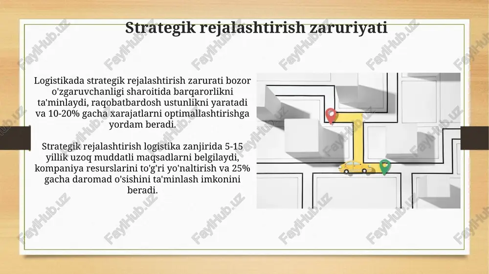 logistikada strategik rejalashtirish bosqichlari - Page 3