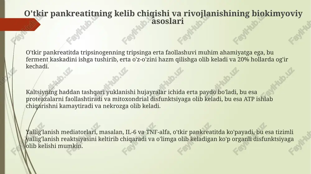 sh uchun gidratatsiya qilinishini o'z ichiga oladi. erta enteral oziqlantirish ichak to'sig'i funksiyasini qo'llab-quvvatlaydi, yallig'lanish reaktsiyasini kamaytiradi va parenteral oziqlantirish bilan solishtirganda infektsiya xavfini kamaytiradi, maqsad - 24-48 soat ichida boshlash. e'tiboringiz uchun rahmat