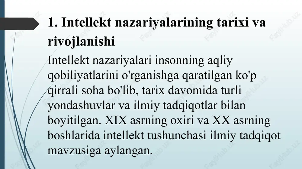 bu ijodiy fikrlash yondashuvi. bu yondashuv muammolarni hal qilishda kreativ fikrlashni himoya qiladi. joy paul guilford ushbu yondashuvning muhim fidoyisi bo'lib, 1950-yillarda kreativlikni mustaqil tadqiqot sohasi sifatida e'tirof etishni boshladi. guilfordning "silliqlik", "yumshoqlik", "muhimlik" kabi me'zonlari kreativlikni baholash uchun muhim omillardan hisoblanadi. biologik yondashuv biologik yondashuv kreativlikni asab tizimi va miya tuzilishi bilan bog'lash orqali tadqiq qiladi. ushbu maktabda o'tkazilgan tadqiqotlar asosan miyaning o'ng va chap yarim sharlarining funksional farqiga asoslanadi. ushbu yondashuvga ko'ra, o'ng yarim shar yangi g'oyalar, estetik baholash va risq o'z ustidan fikrlash qobiliyatlari bilan bog'langan. neurologik tadqiqotlar orqali olingan ma'lumotlarga ko‘ra kreativ shaxslar miya yarim sharlarini birgalikda samarali ishlata olishlari bilan ajralib turadi. sotsio-madaniy yondashuv bu yondashuv ijodkorlikni ijtimoiy, madaniy va tarixiy kontekstda o'rganadi. mihaly csikszentmihalyi tomonidan ilgari surilgan bu fikrga ko'ra, ijodkorlik individual qobiliyatlardan tashqari, shart-sharoitlar hamda madaniy muhit bilan ham bog'liq. csikszentmihalyi "flow" konsepsiyasini ishlab chiqdi, bunda ijodkor insonlar maksimal diqqat va zavqlanish holatida …