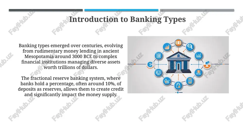 compassing estate planning, tax optimization, and philanthropic endeavors, managing complex financial portfolios with a focus on long-term growth and preservation of capital. shadow banks: non-bank financial intermediation shadow banks, like finance companies, engage in credit intermediation outside traditional banks, posing systemic risks due to less regulatory oversight and reliance on short-term funding markets. unlike traditional banks, shadow banks, such as hedge funds, are subject to limited deposit insurance, and they often engage in riskier activities like securitization to boost profitability. comparative analysis: key differences and similarities retail and private banks both offer deposit accounts and wealth management, but private banks, unlike retail, provide personalized services and high-yield investment options tailored for high-net-worth clients. commercial banks and credit unions both provide loans and deposit services, yet differ significantly, as credit unions are member-owned non-profits, offering lower interest rates compared to commercial banks seeking profits. the evolving landscape: trends and the future …