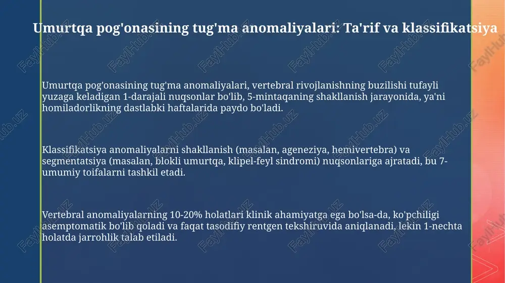 umurtqa pog'onasining tug'ma anomaliyalari - Page 3
