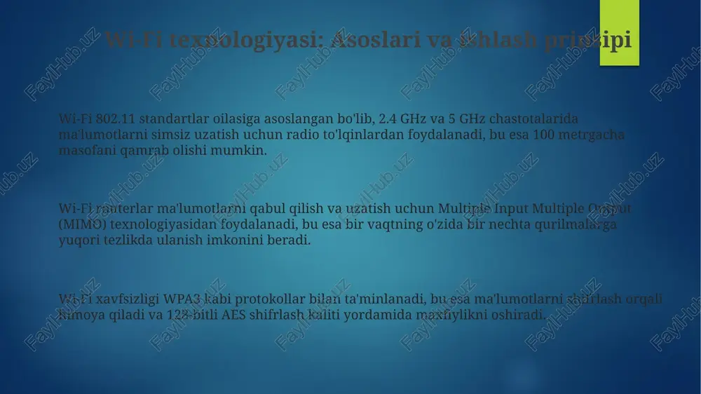 wi-fi texnologiyasi - Page 3