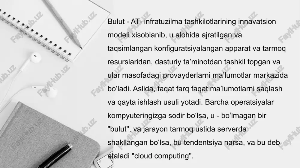 s tartibga soluvchi talablar mavjud. ma'lumotlar bir nechta yurisdiktsiyalarni qamrab oladigan bulutli muhitda saqlanganida, ushbu qoidalarga rioya qilishni ta'minlash qiyin bo'lishi mumkin. ma'lumotlarni shifrlash: o'tkazilayotgan ma'lumotlar ko'pincha shifrlangan bo'lishiga qaramay, qolgan ma'lumotlar buzilishlarga moyil bo'lishi mumkin. ruxsatsiz kirishningoldini olish uchun bulutda saqlangan ma'lumotlar to'g'ri shifrlanganligini ta'minlash juda muhimdir. insayder tahdidlar: bulut tizimlariga kirish huquqiga ega bo‘lgan xodimlar yoki xizmat ko‘rsatuvchi provayderlar o‘z imtiyozlaridan noto‘g‘ri foydalanishi, ataylab yoki beixtiyor ma’lumotlar buzilishiga olib kelishi mumkin. ma'lumotlarning joylashuvi va suvereniteti: ma'lumotlar qayerda joylashganligini bilish muvofiqlik va xavfsizlik uchun muhimdir. ba'zi bulutli provayderlar ma'lumotlarni butun dunyo bo'ylab bir nechta joylarda saqlaydi va bu ma'lumotlar suvereniteti va unga kim kirishi mumkinligi haqida tashvish tug'dirishi mumkin. nazoratni yo'qotish: bulut xizmatidan foydalanganda siz uchinchi tomonga ma'lumotlaringiz va ilovalaringizni ishonib topshirasiz. to'g'ridan-to'g'ri nazoratni yo'qotish ma'lumotlarga egalik qilish, kirish va mavjudligi haqida tashvishlanishga olib kelishi mumkin. ma'lumotlarni zaxiralash va tiklash: ma'lumotlarni zaxiralash va tiklash uchun bulutli provayderlarga tayanish xavfli …