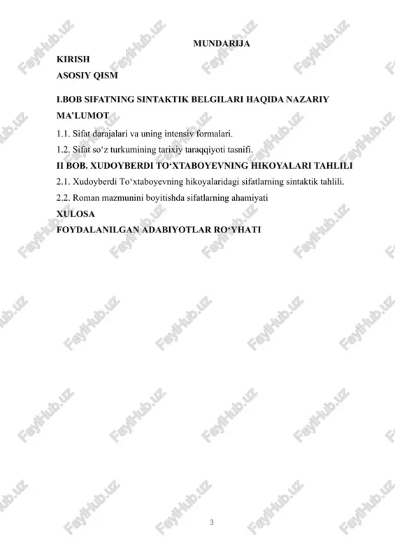 'yor, sath, miqyos kabi doimiy sifat belgilari bilan bog‘liq bo‘ladi, bu doimiy sifatiy belgilar konkret va abstrakt xarakterda bo‘lishi mumkin: aq alma, aq kynyl, achchi’q danak, achchiq dard kabi; • nisbiy sifatda esa belgi tushunchasi shu yasama sifatga asos bo‘lgan so‘zdan anglashiladigan narsa-predmet yoki hodisa ma'nosi bilan bog‘liq bo‘lib, uning belgi-xususiyati boshqa turdagi narsa-predmet yoki hodisaga turli darajada nisbat berilishi orqali ifodalanadi. turkiy tillar taraqqiyot bosqichining qadim davrlaridan boshlangan sifatning otdan ajralib chiqishi uzluksiz hodisa bo‘lib, bu jarayon hanuz davom etmoqda. bundan hamma sifat ham otdan ajralib chiqqan, degan fikr kelib chiqmasligi kerak. chunki sifat mustaqil kategoriya sifatida ajralib chiqqandan keyin bu turkum tarkibiga yangidan qo‘shilgan belgi ifodalovchi bir qator tub va yasama so‘zlar, yasovchi affikslar mavjudki, ularning kelib chiqishi va tabiati hozircha aniqlangan emas. sifat turkumiga oid so‘zlarning katta qismini yasama sifatlar tashkil qiladi. yasama sifatlar ikki xil yo‘l bilan: morfologik (affiksasiya) va sintaktik (kompozisiya) usuli bilan hosil qilinadi. …