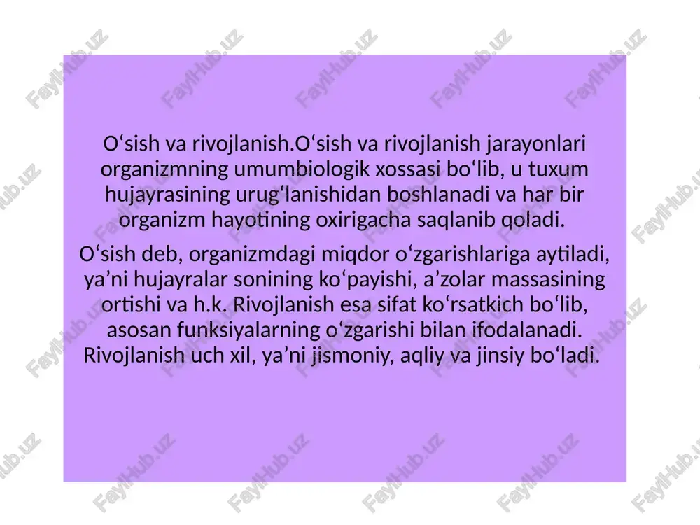o’sish va rivojlanish - Page 3
