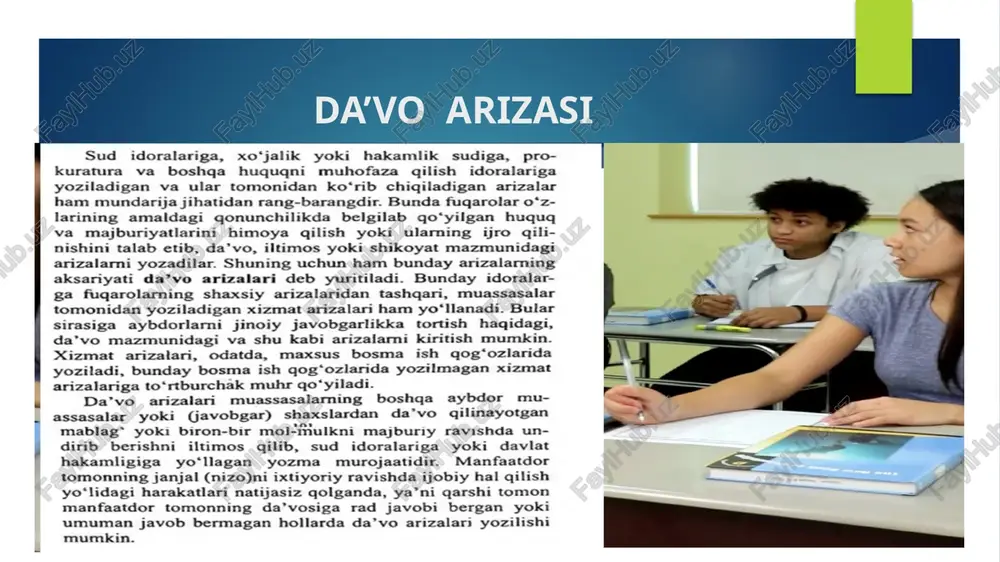 da’vo arizasi haqida ma’lumot - Page 3