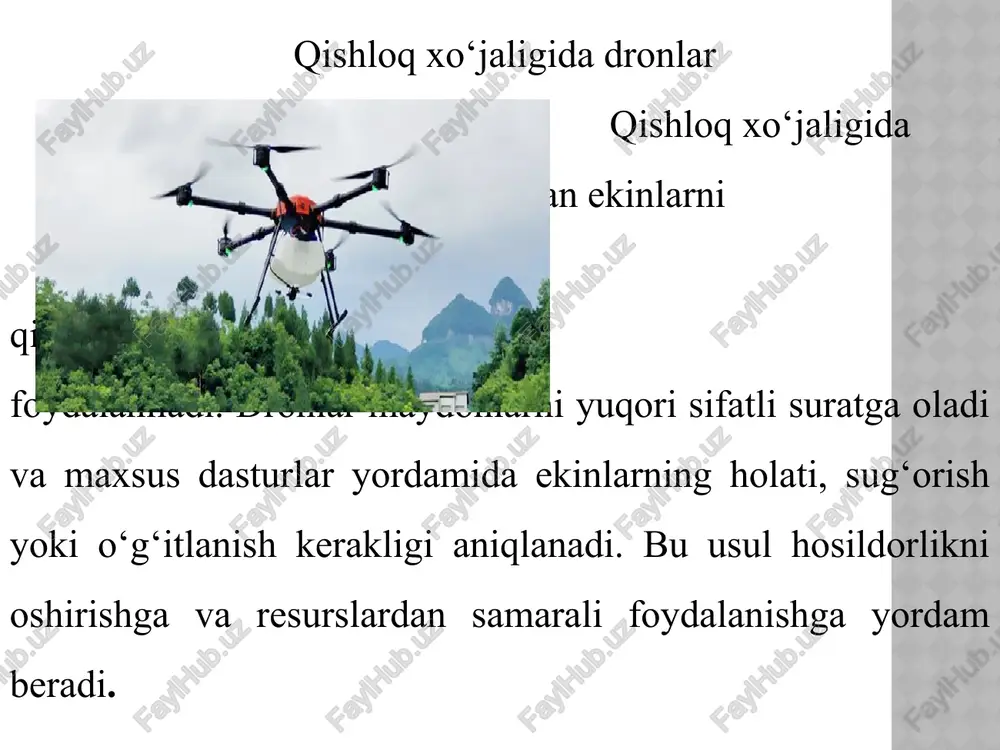 dronlardan foydalanish imkoniyatlari - Page 3