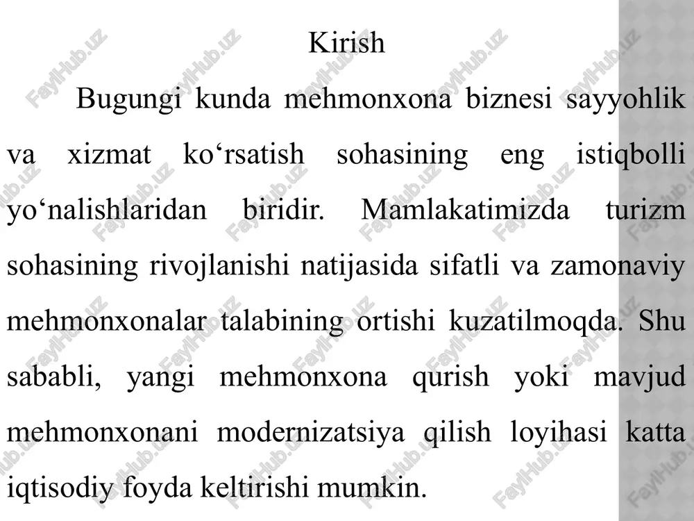 mehmonxonalarni moliyalashtirish va kreditlash - Page 3