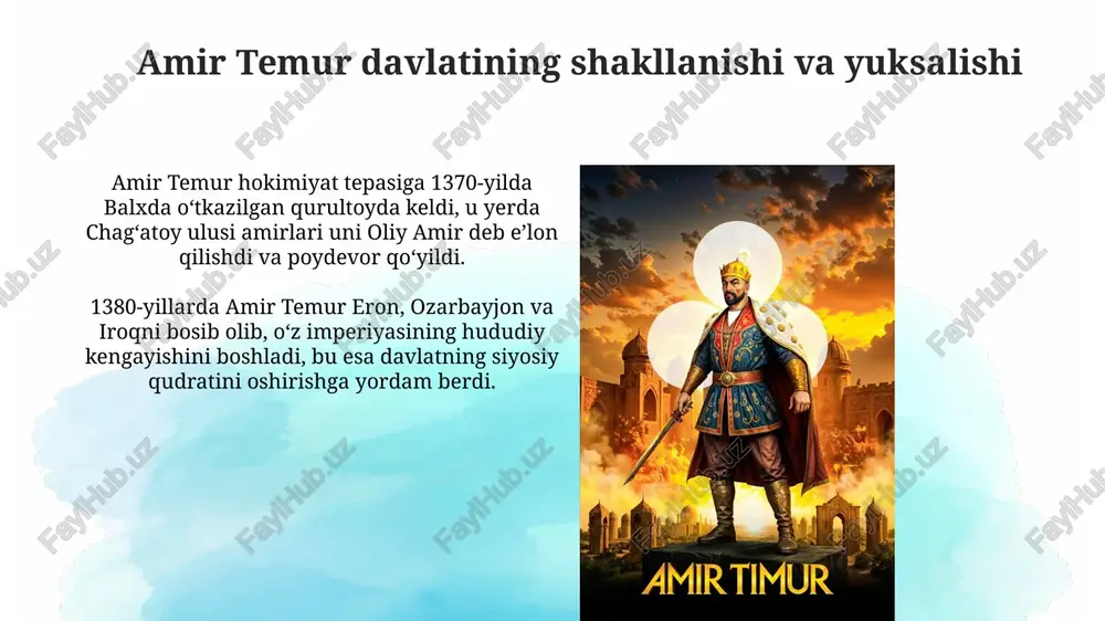 amir temur davlatining shakllanishi va yuksalishi - Page 3